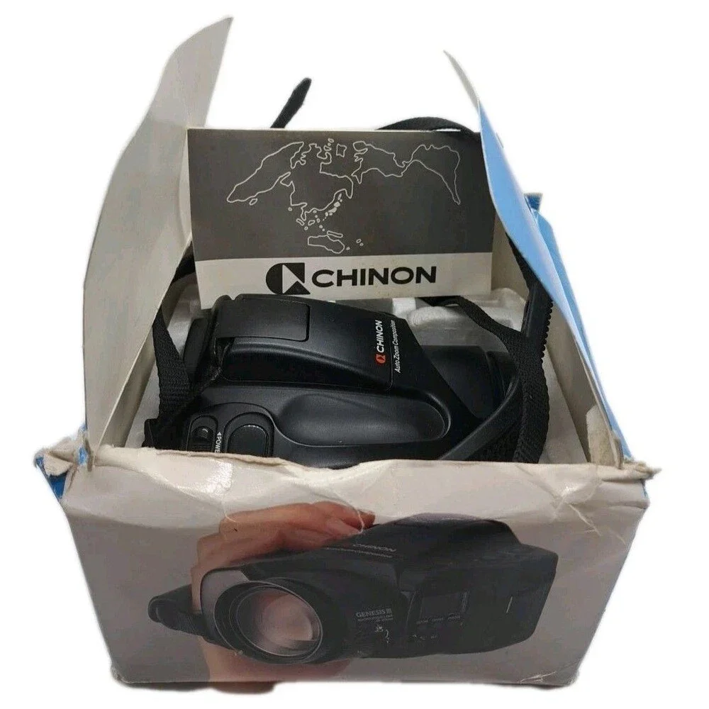 Chinon Genesis III 38-110mm Film Camera - Macro Zoom - Tested Works